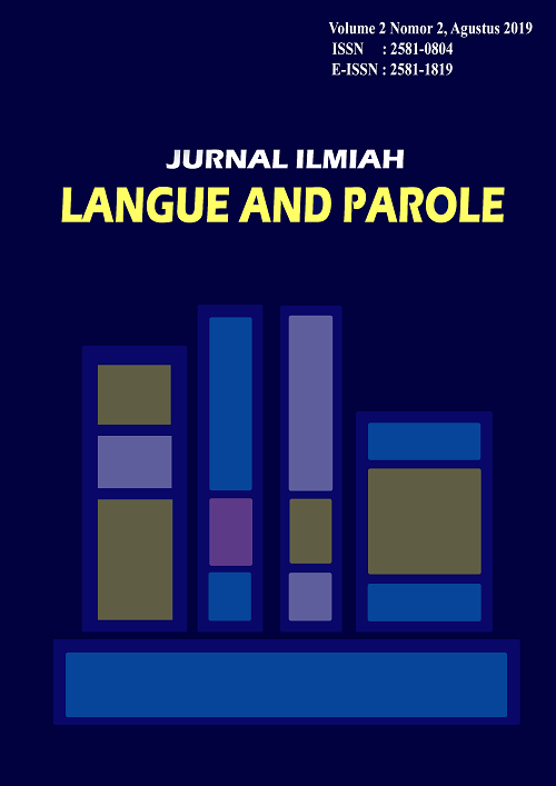 jurnal jilp #vol2no2 #2019 #jilp #unes #sastra
